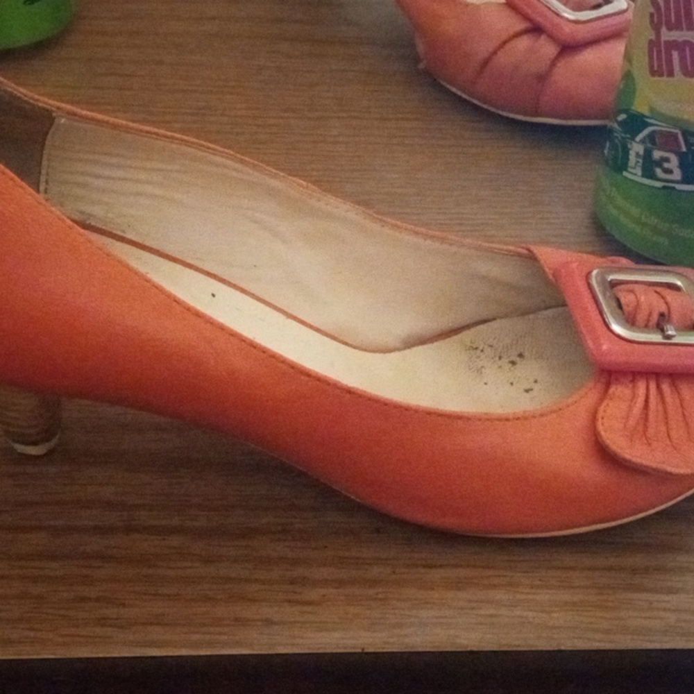 Pink shoes